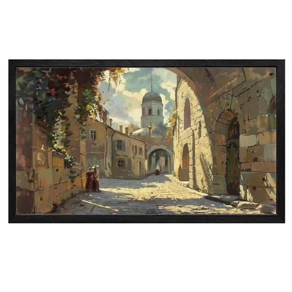 Christian Wall Art Jesus God Canvas Art Jerusalem Painting For Livingroom Decor Office Bedroom Decoration