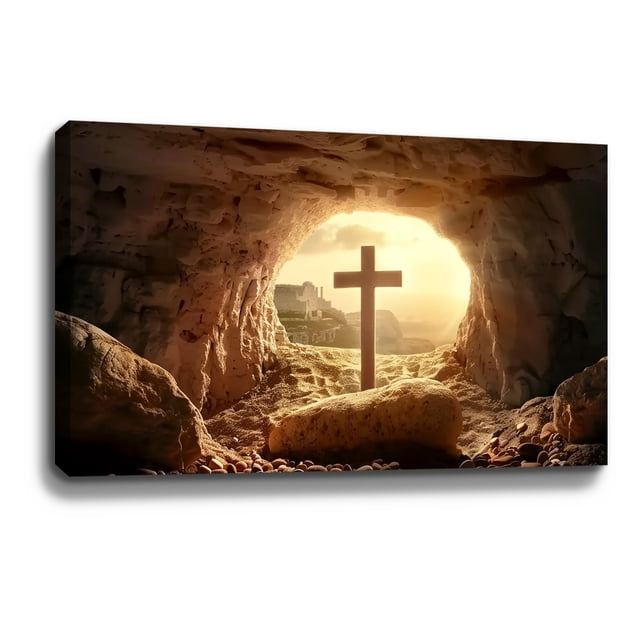 Christian Wall Art Jesus God Canvas Art Jesus Easter Resurrection ...