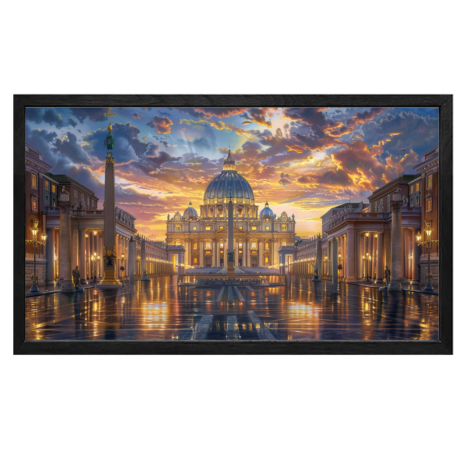 Christian Wall Art Jesus God Canvas Art Temple Of God Painting For christian-wall-art-jesus-god-canvas-art-temple-of-god-painting-for