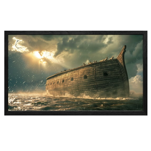 Christian Wall Art Jesus God Canvas Art The Ark Painting For Livingroom Decor Office Bedroom Decoration