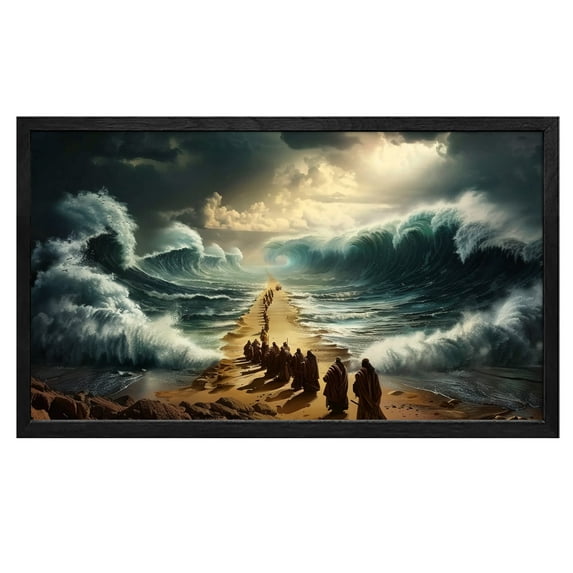 Christian Wall Art Jesus God Canvas Art The Exodus Painting For Livingroom Decor Office Bedroom Decoration