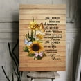 thumbnail image 1 of Christian Wall Art – The Lord Bless You and Keep You Scripture Canvas – Sunflower and Butterfly Rustic Wood Design – Bible Verse Numbers 6:24-26 – Inspirational Religious Home Decor Gift, 1 of 4