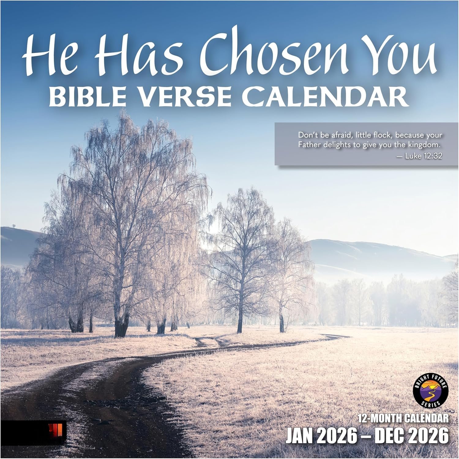 Christian Wall Calendar 2026 | He Has Chosen You with Verses | 12 Month ...