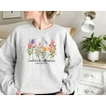thumbnail image 1 of Christian Wildflowers Sweatshirt, Faith-Based Pullover, Religious Women’s Sweatshirt, Bible Verse Hoodie, Christian Apparel, 1 of 5