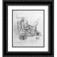 thumbnail image 1 of Christian Wilhelm Allers 2x Matted 20x24 Black Ornate Framed Art Print 'Portrait of Otto von Bismarck', 1 of 2