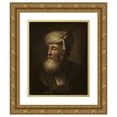 thumbnail image 1 of Christian Wilhelm Ernst Dietrich 20x24 Gold Ornate Framed and Double Matted Museum Art Print Titled - Portrait of an Old Man, 1 of 4