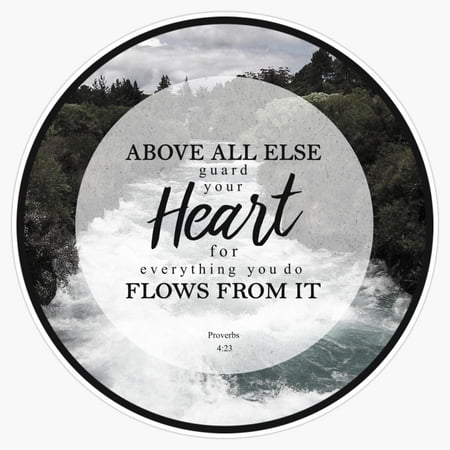 Christian Witness Evangelism Scripture Testimony Slogan Vinyl Sticker