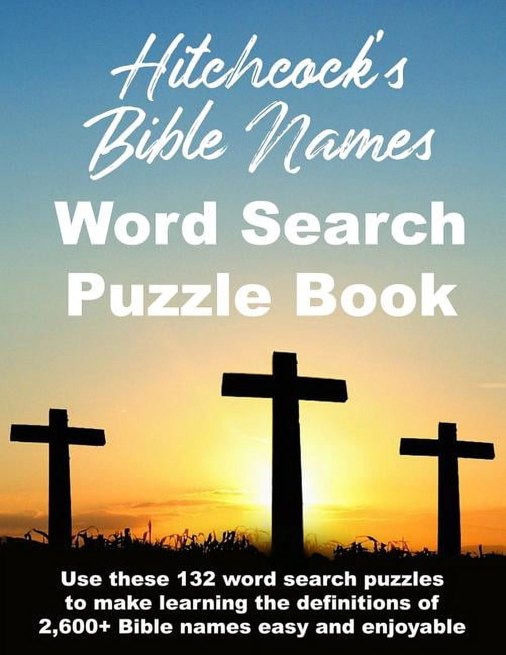 Christian Word Search Hitchcock's Bible Names Word Search Puzzle Book ...