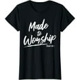 thumbnail image 1 of Christian Worship Leader Faith & Praise Psalm Verse Gift T-Shirt, 1 of 4