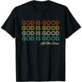thumbnail image 1 of Christian Worship Preachers gifts, God Is Good All The Time T-Shirt Black 3X-Large, 1 of 4