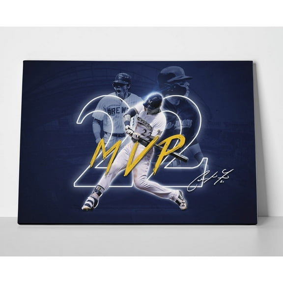 Christian Yelich MVP Poster or Wrapped Canvas