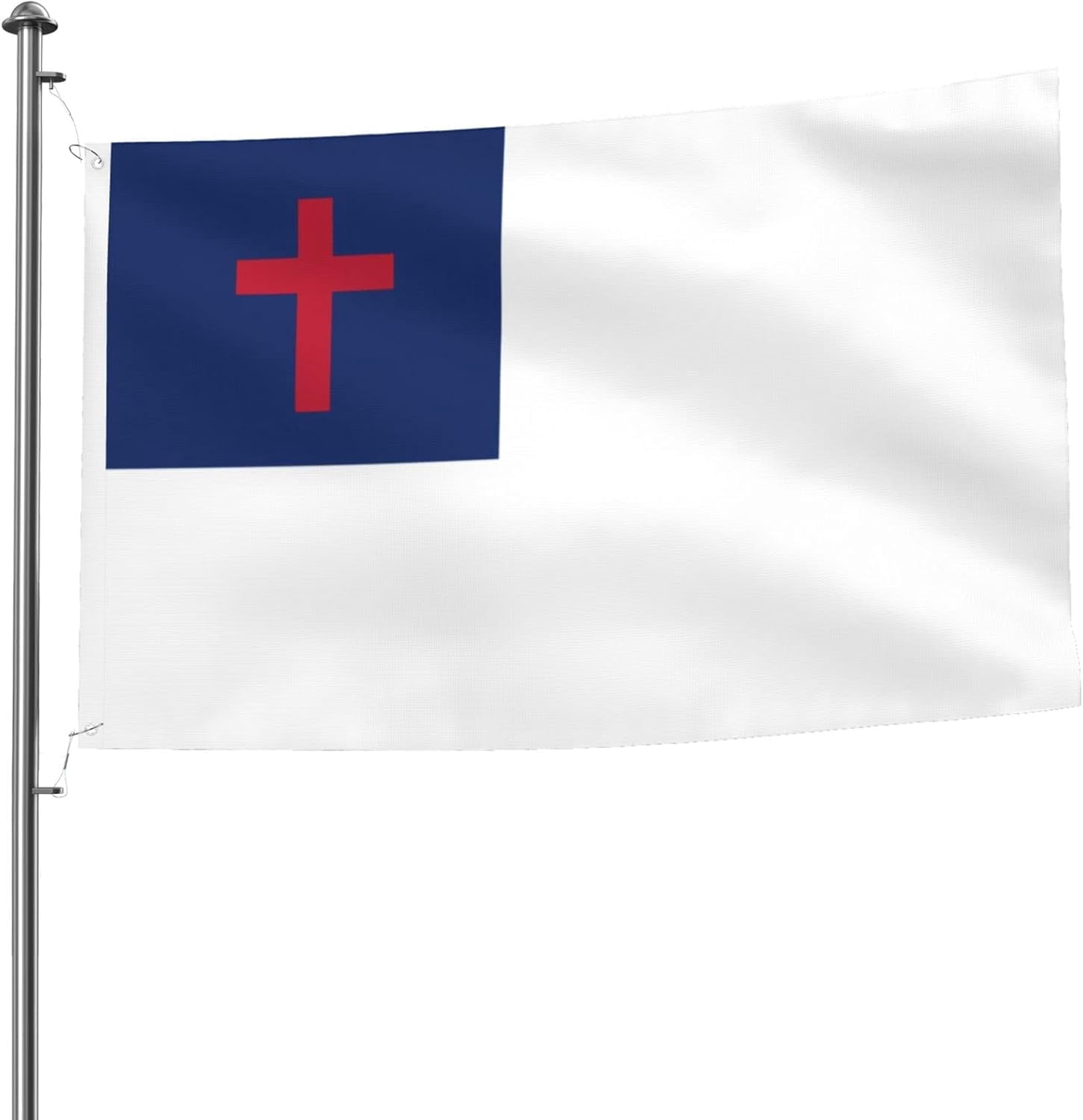 Christian flag Flag 5x8 Ft Double-Sided Flags Outdoor Large Size Heavy duty Decorative Banner Durable Patio Flags Yard Flag