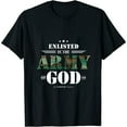 thumbnail image 1 of Christian gifts religious bible verse scriptures God's Army Womens T-Shirt Black 3XL, 1 of 5