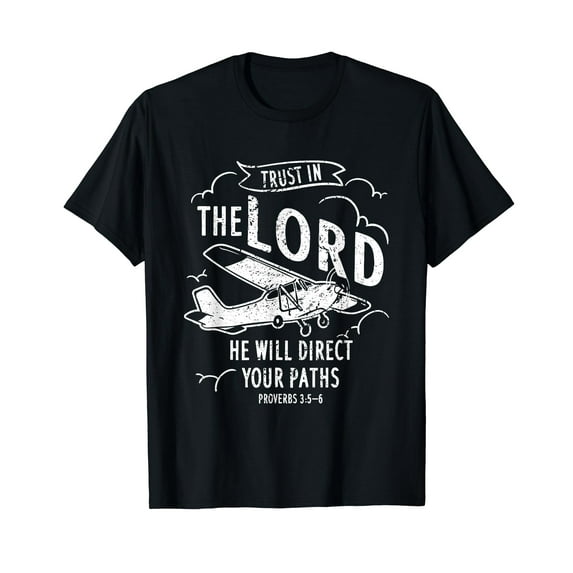 Christian pilot gifts - airplane pilot funny pilot Gift T-Shirt