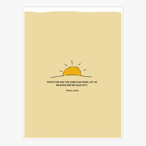 Christian quote bible verse sun Sticker