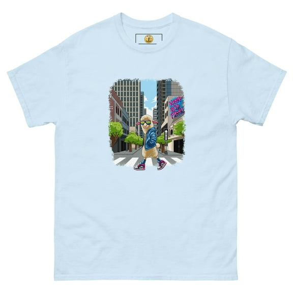 Christian streetwear Faith based apparel Unisex classic tee  Strut Your Style, No Matter the Herd