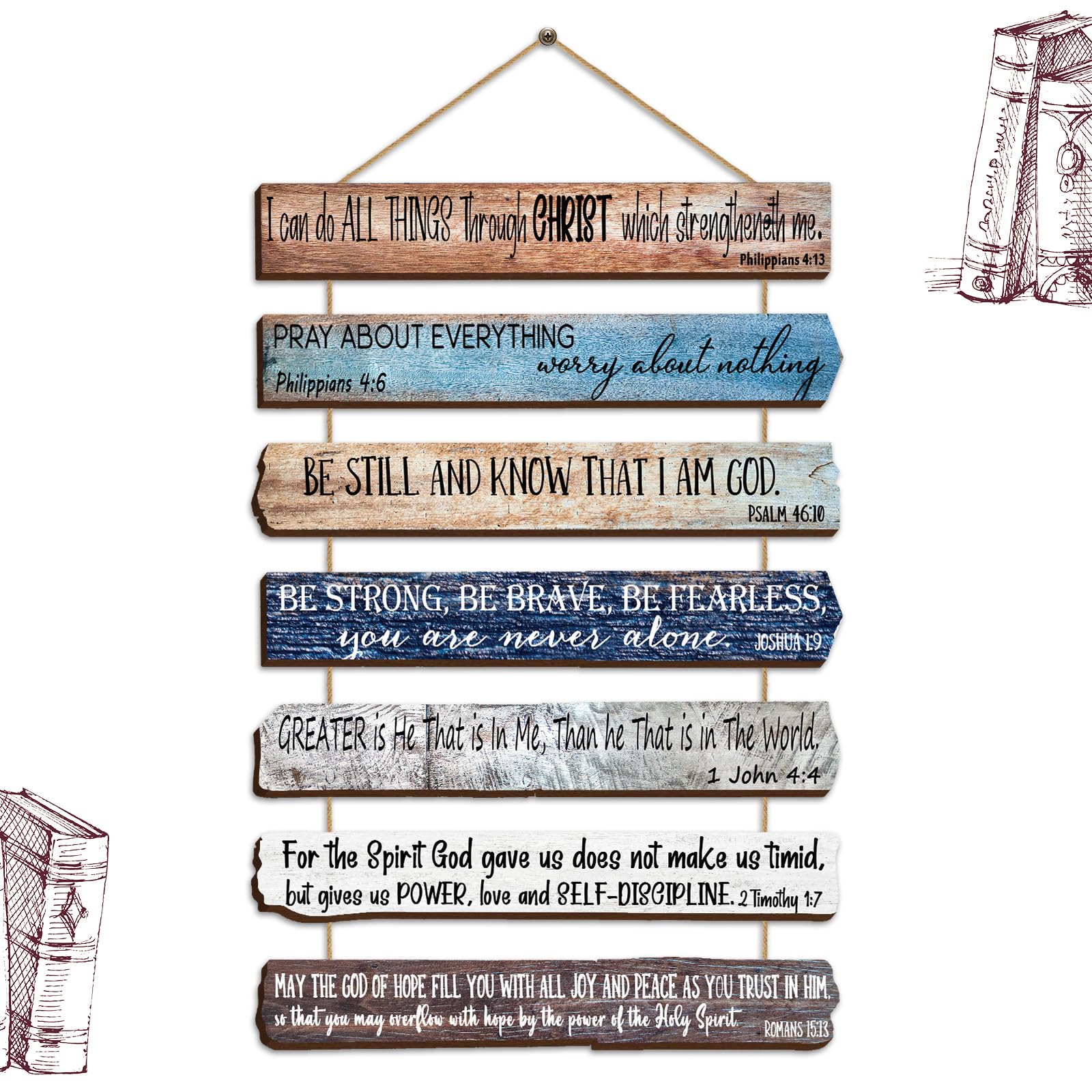 Christian wall art, bible verses wall decor for prayer room, office ...