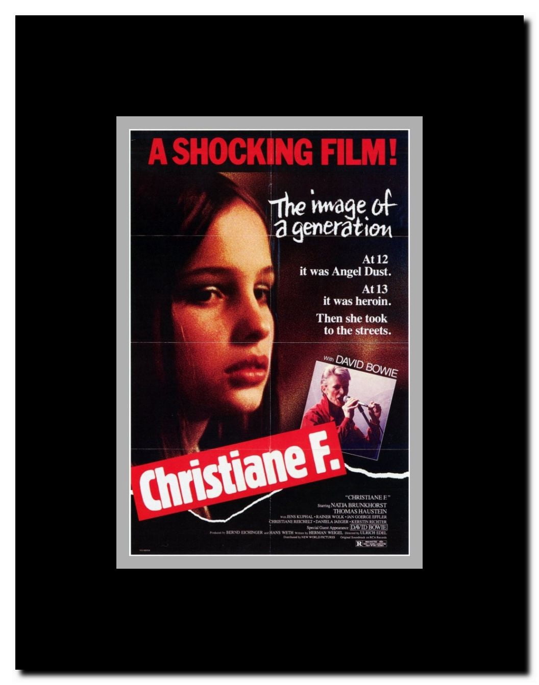 Christiane F. Framed Movie Poster