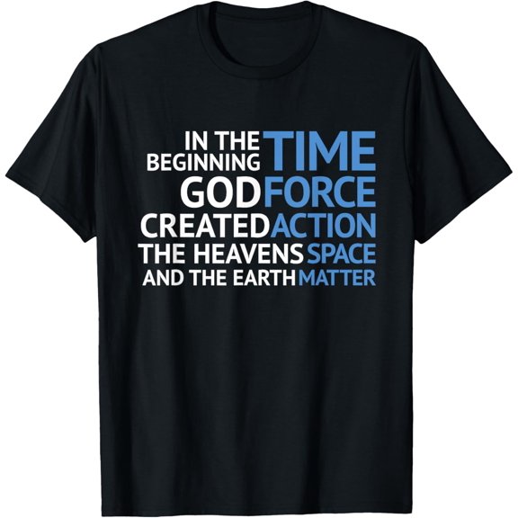 Christianity Genesis 1:1 Bible Verse Creation T-shirt
