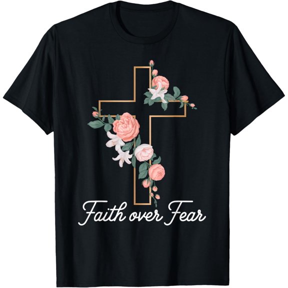 Christianity Religious Catholic Church Religion Cross Bible T-Shirt