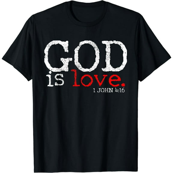 Christians God Is Love Gift Vintage T-Shirt