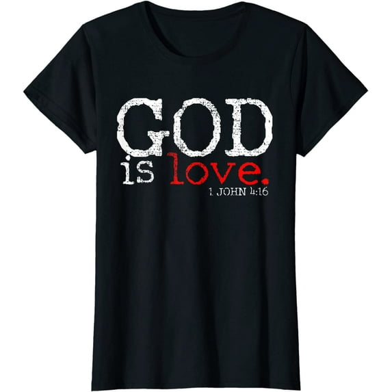 Christians God Is Love Gift Vintage T-Shirt