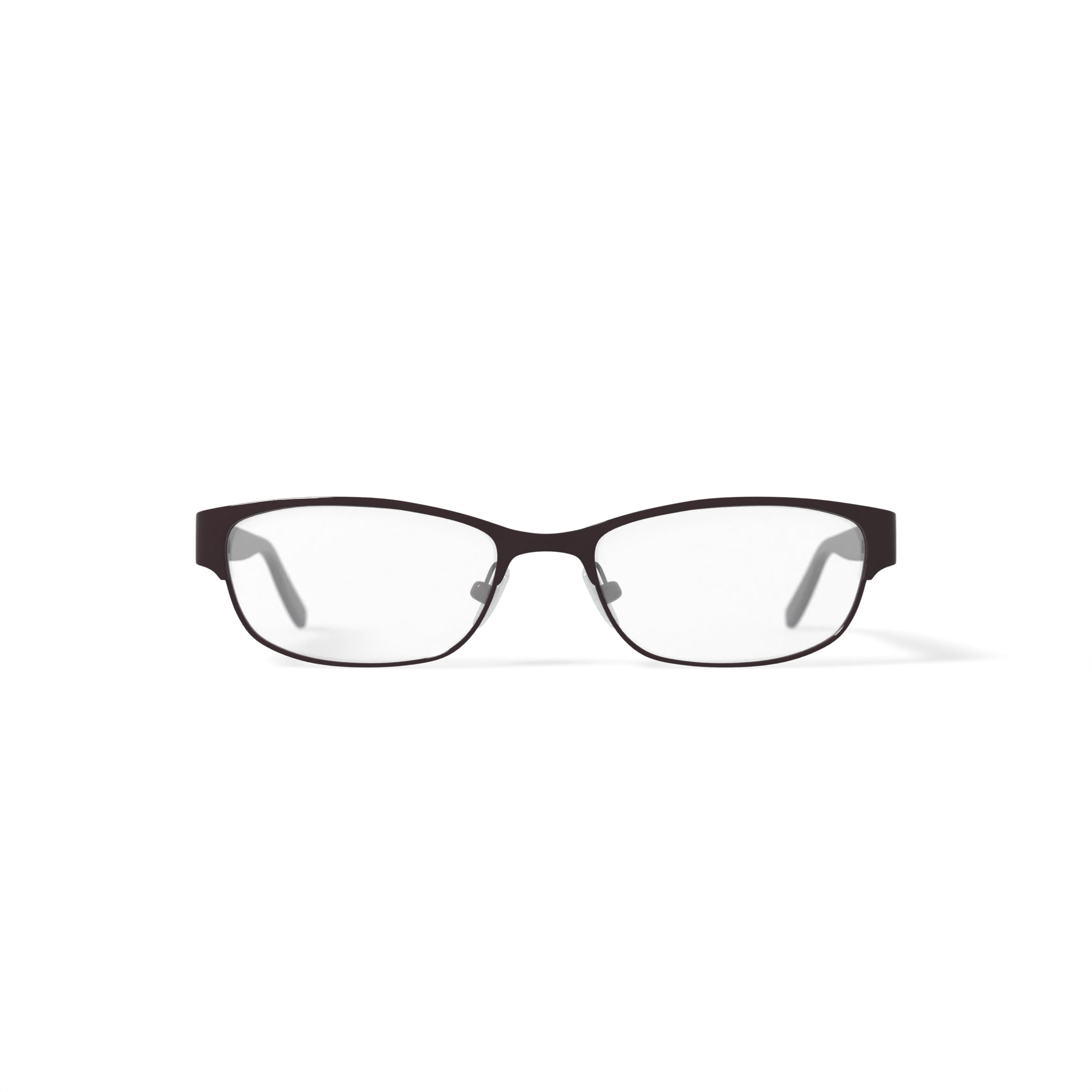 Christie Brinkley Women's C308 Oval Prescription Eyeglasses with Case, Brown