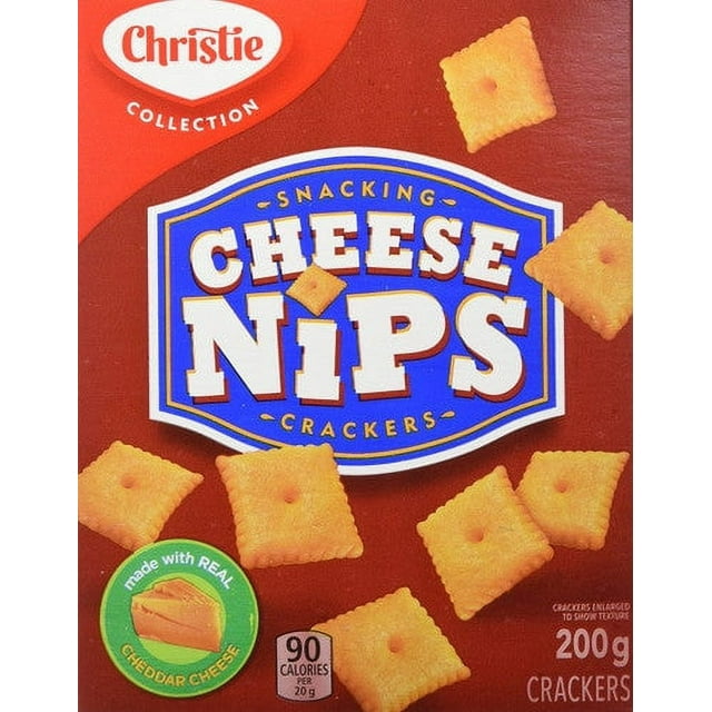 Christie Cheese Nips Snacking Crackers, 200g / 7.05oz {Imported from