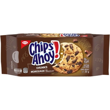 Christie Chips Ahoy! Chunks Chocolate-Chip - Cookies, 251g/8.9 oz. {Imported from Canada}