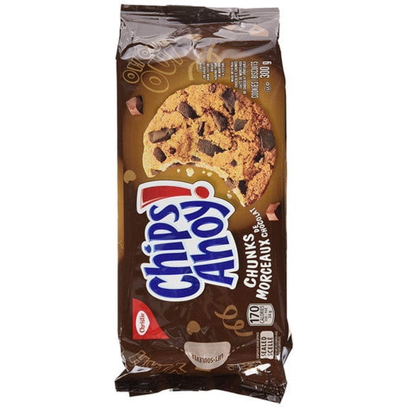 Chips Ahoy! Chunks Chocolate-Chip - Cookies, 300g /10.6 oz