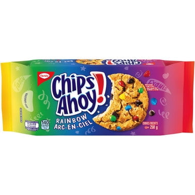 Christie Chips Ahoy Rainbow Chocolate Chip Cookies, 258g/9.1 oz