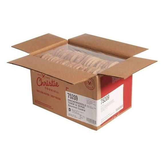 Christie Cookie Thaw N Serve Snickerdoodle Cookie, 2.5 Ounce -- 84 per case.
