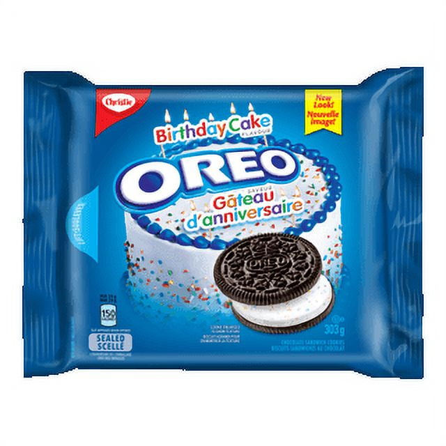 Christie Oreo Birthday Cake Flavour Cookies 303g/10.7 oz., (3 Pack ...