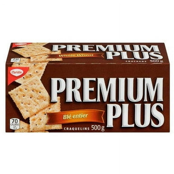 Christie Premium Plus Whole Wheat Crackers 500g/17.6 oz