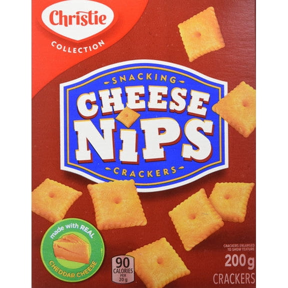 Christie Ritz Cheese Nips Crackers, 200g/7.1oz {Imported from Canada}