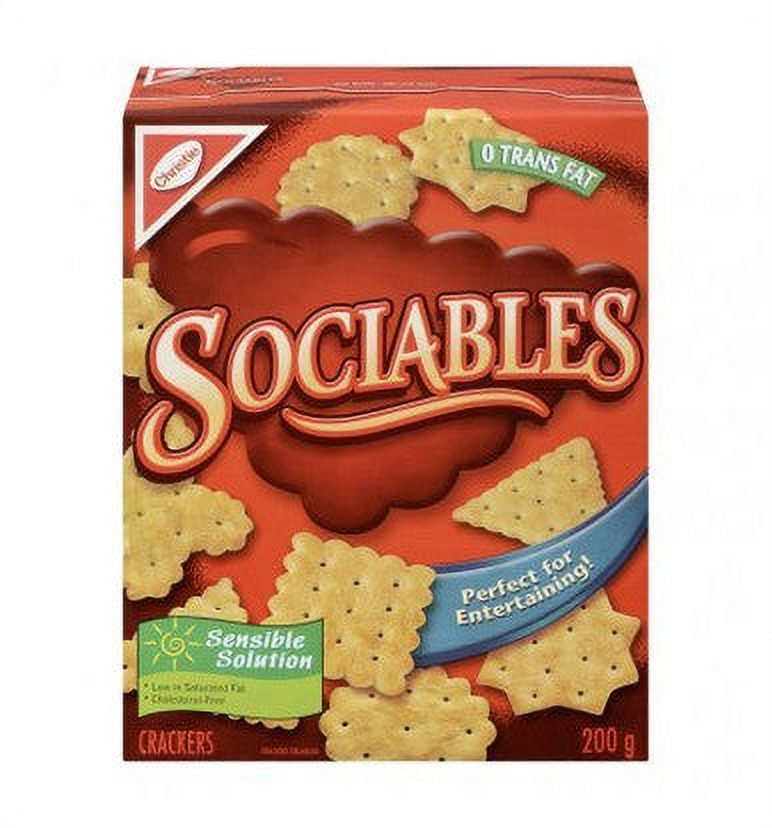 Christie Sociables Crackers, 200g/7.1 oz., {Imported from Canada