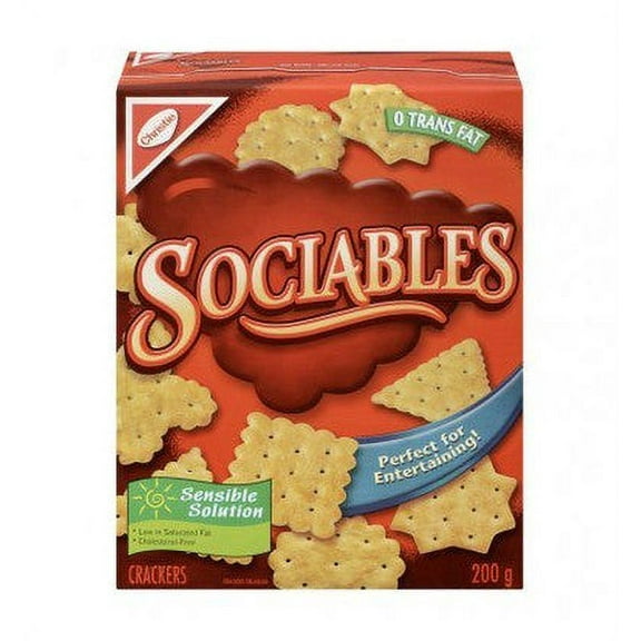 Christie Sociables Crackers, 200g/7.1 oz