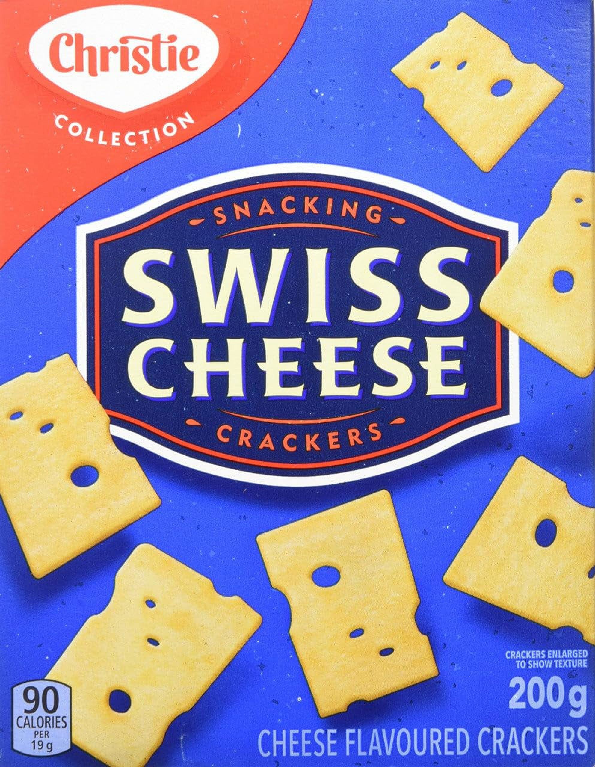 Christie Swiss Cheese Crackers, 200g/7.1oz., 6ct