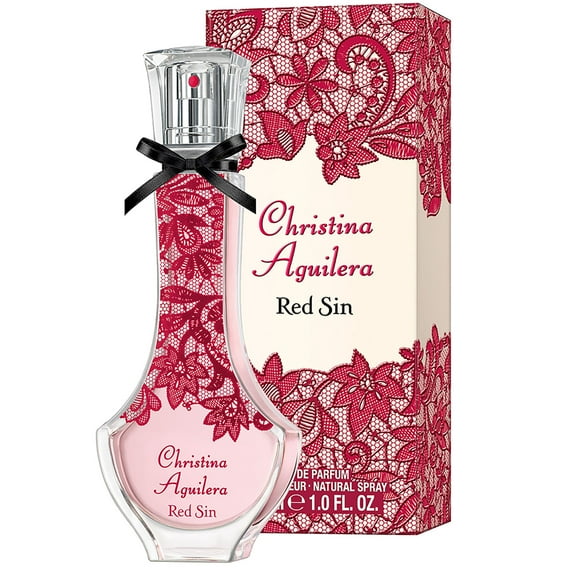 Christina Aguilera Red Sin Eau de Parfum Perfume for Women, 1 Oz Mini & Travel Size