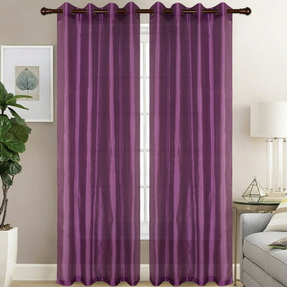 Christina Curtain (Purple) Pair