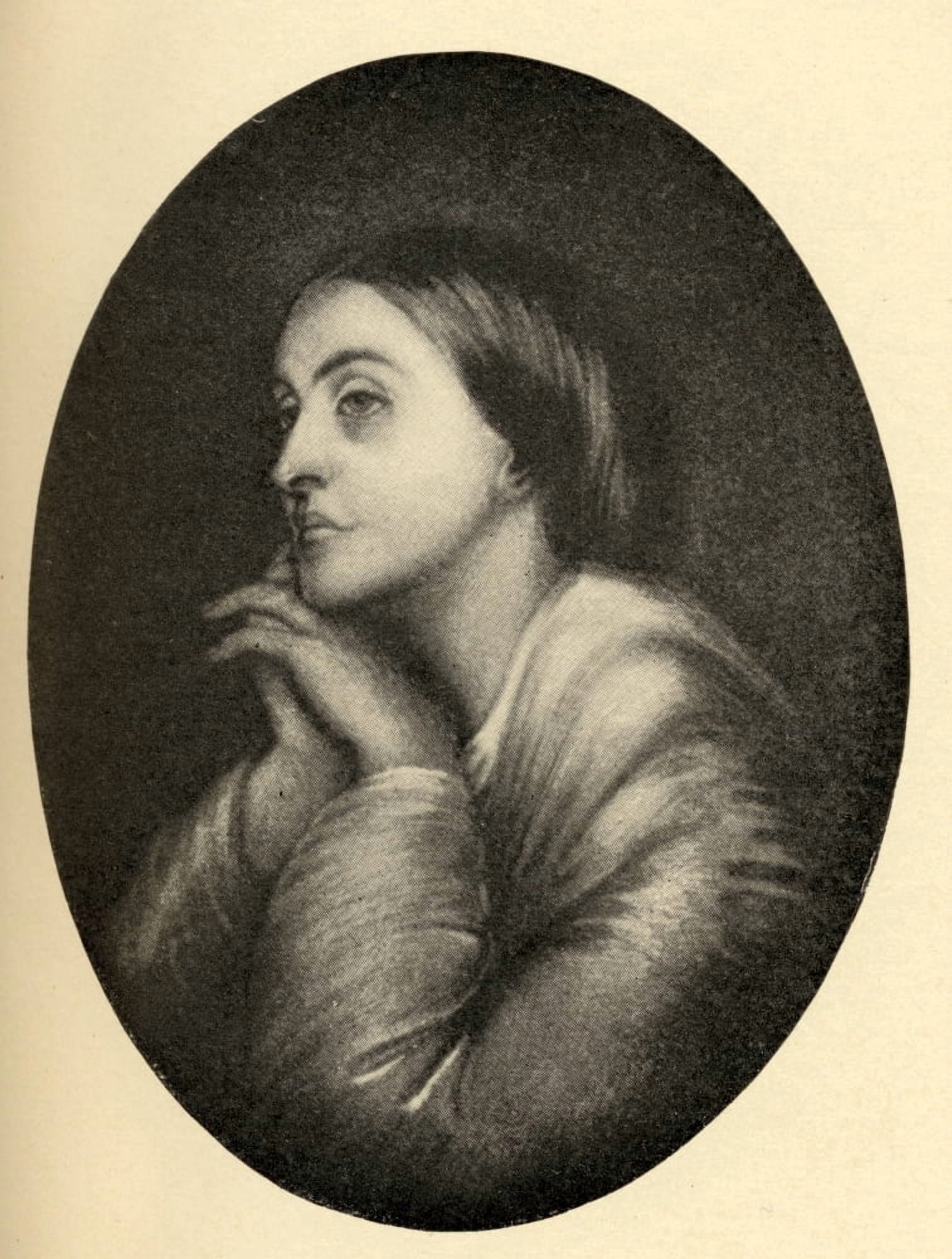 Christina Georgina Rossetti 1830-1894 English 19Th Century Poet Sister Of Dante Canvas Art - Ken Welsh Design Pics (26 x 34)