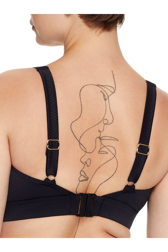 Christina High Apex Triangle Bikini Top Swimsuit