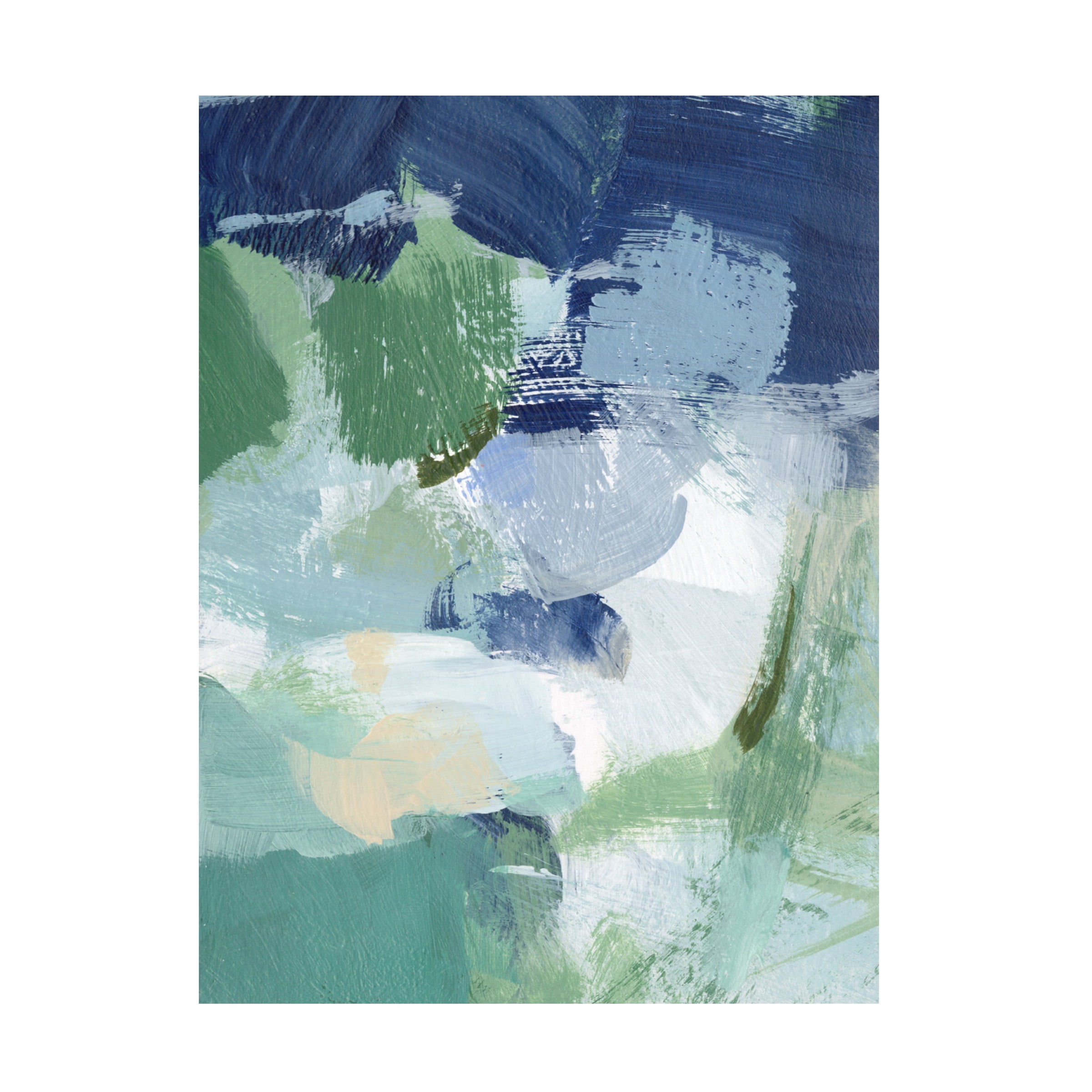 Christina Long 'Northern Lights Abstract I' Canvas Art