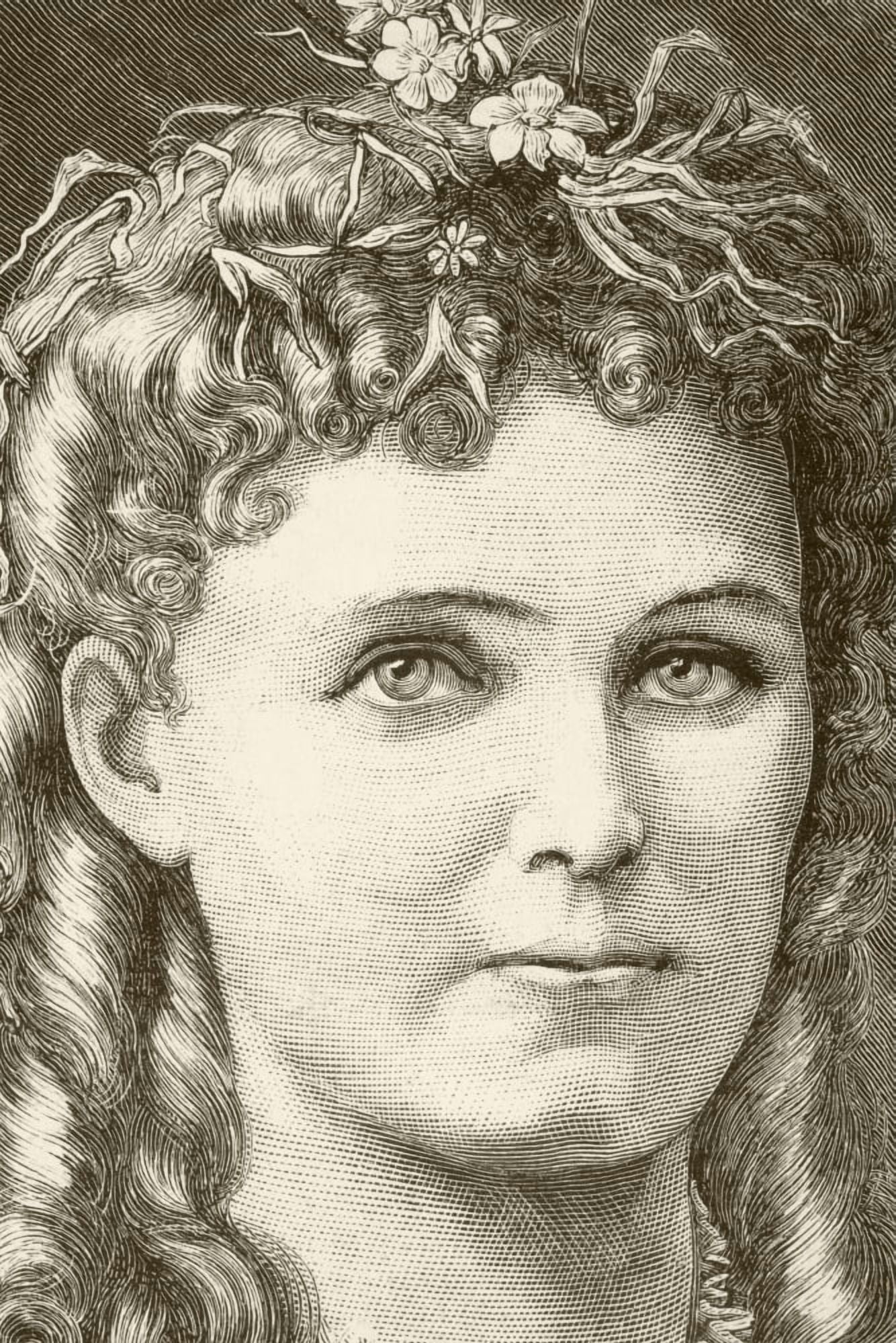 Christina Nilsson Countess De Casa Miranda 1843 To 1921 Swedish Operatic Soprano From A 19Th Century Illustration Canvas Art - Ken Welsh Design Pics (22 x 34)