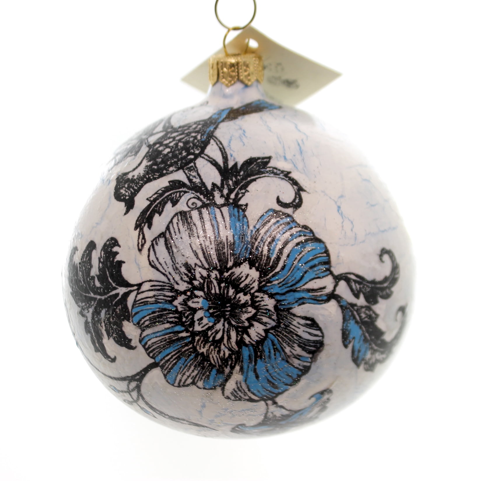Christina's World Pheasant Over Glass Glass Ornament Butterfly Art237