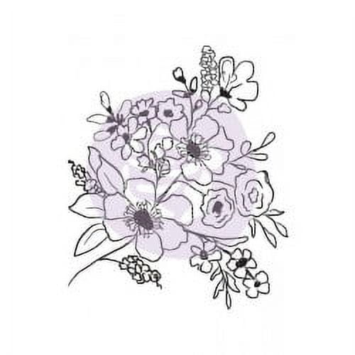 Prima - Christine Adolph Cling Stamps - Flora Bella #1