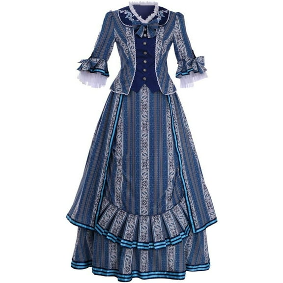 Christine Daae Blue Wishing Dress Victorian Ball Gown
