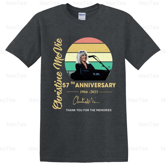 Christine McVie 57th Anniversary Singer Songwriter Gift T-Shirt Unisex, up to 5XL