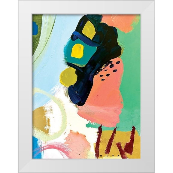 Christine, Niya 19x24 White Modern Wood Framed Museum Art Print Titled - Walk in Japan