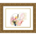 thumbnail image 1 of Christine, Niya 32x25 Gold Ornate Wood Framed with Double Matting Museum Art Print Titled - Pink Abstract, 1 of 4